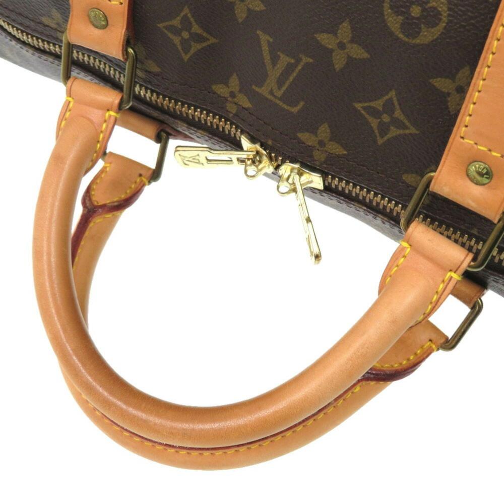 Brown Canvas Louis Vuitton Keepall