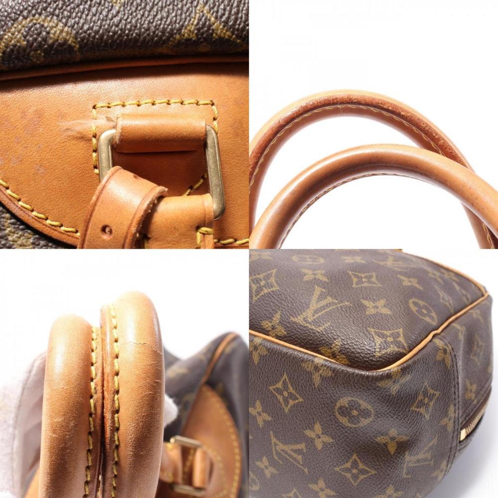 Brown Canvas Louis Vuitton Deauville