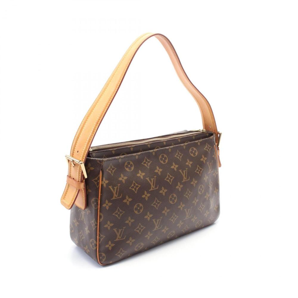Brown Canvas Louis Vuitton Shoulder Bags