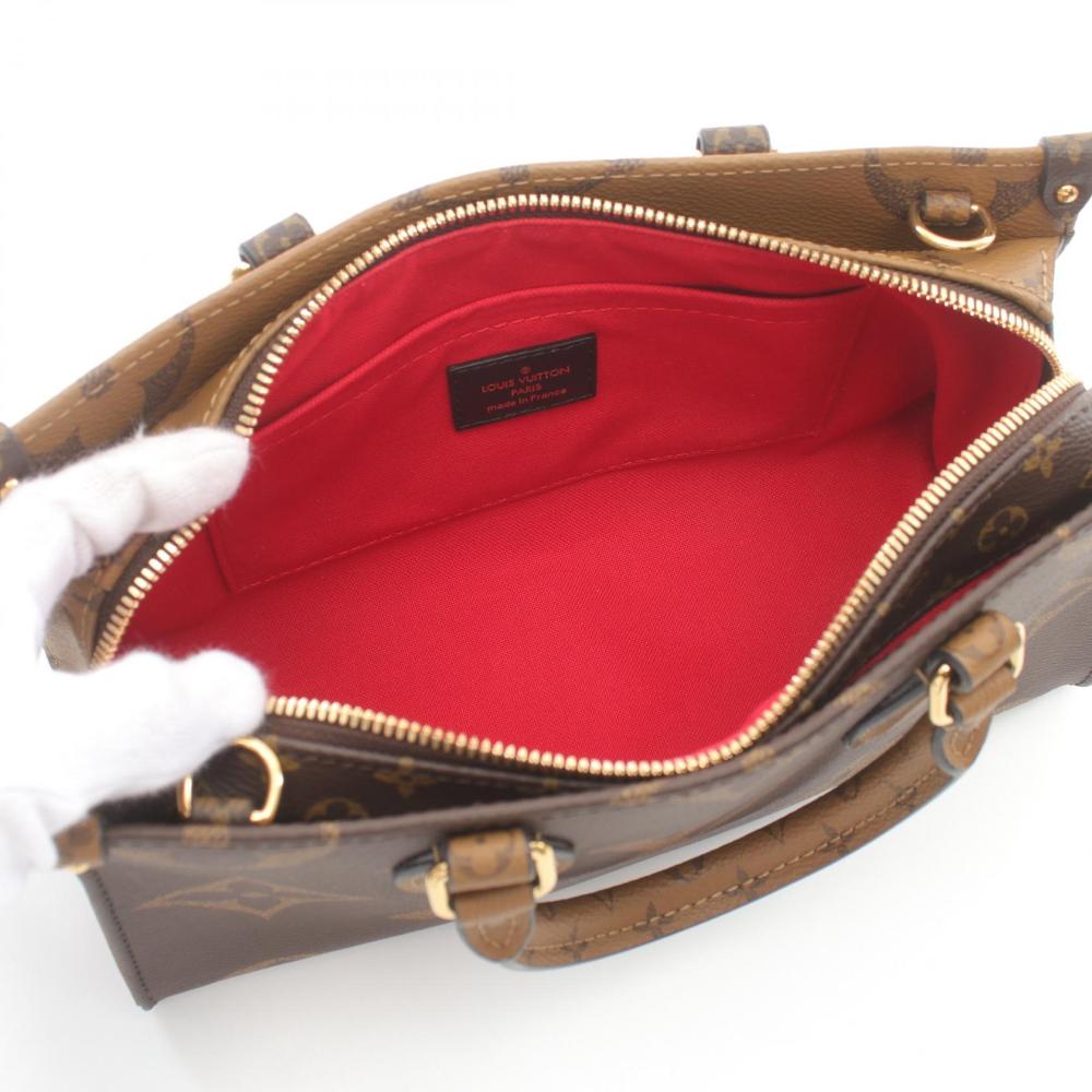 Brown Canvas Louis Vuitton Onthego