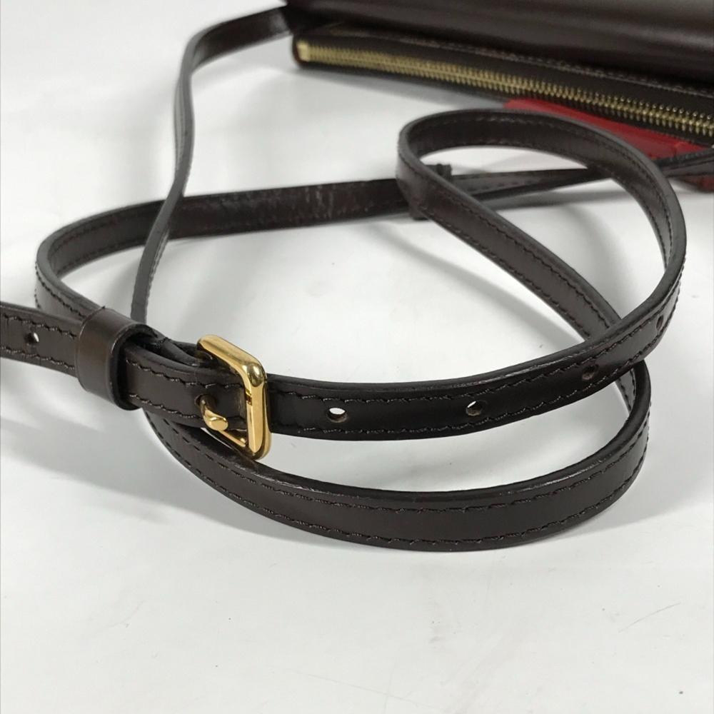 Brown Canvas Louis Vuitton Crossbody Bag
