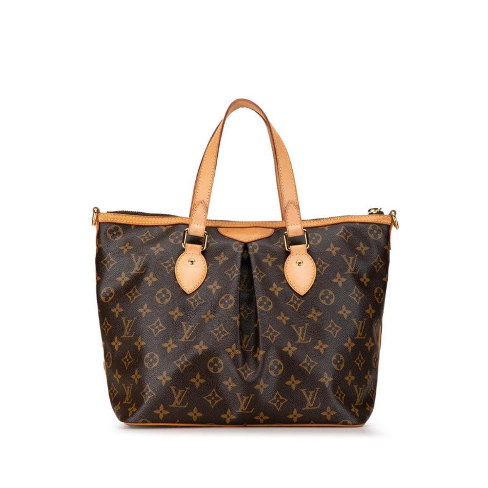 Brown Canvas Louis Vuitton Palermo