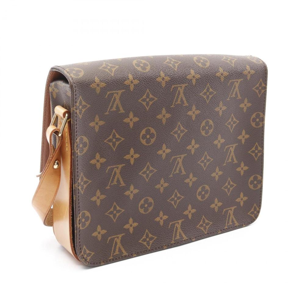 Brown Canvas Louis Vuitton Shoulder Bags
