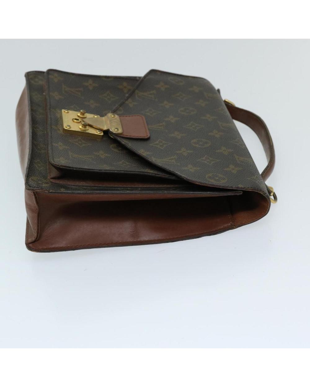 Brown Canvas Louis Vuitton Monceau