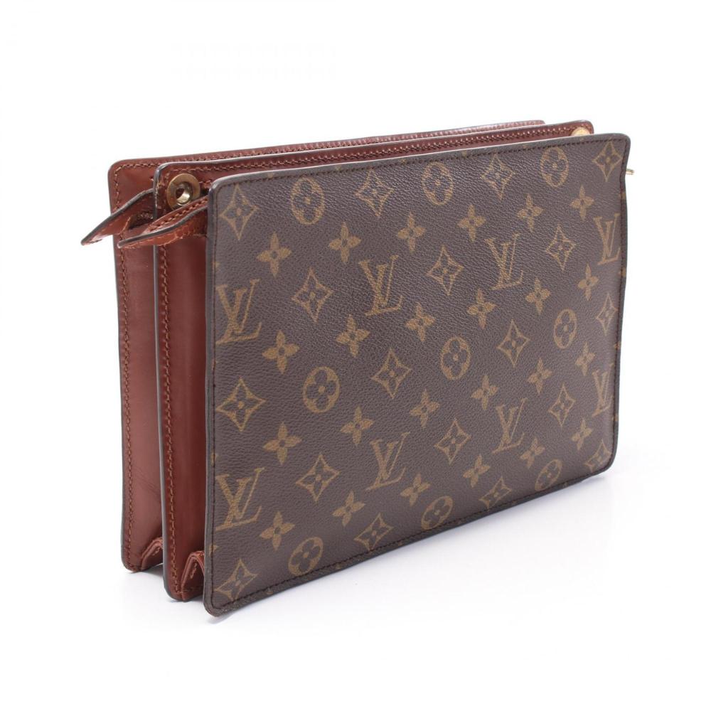 Brown Canvas Louis Vuitton Shoulder Bags