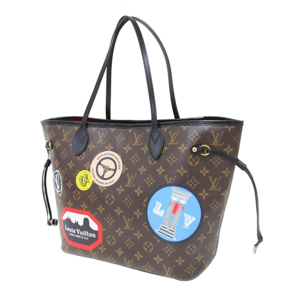 Brown Canvas Louis Vuitton Neverfull