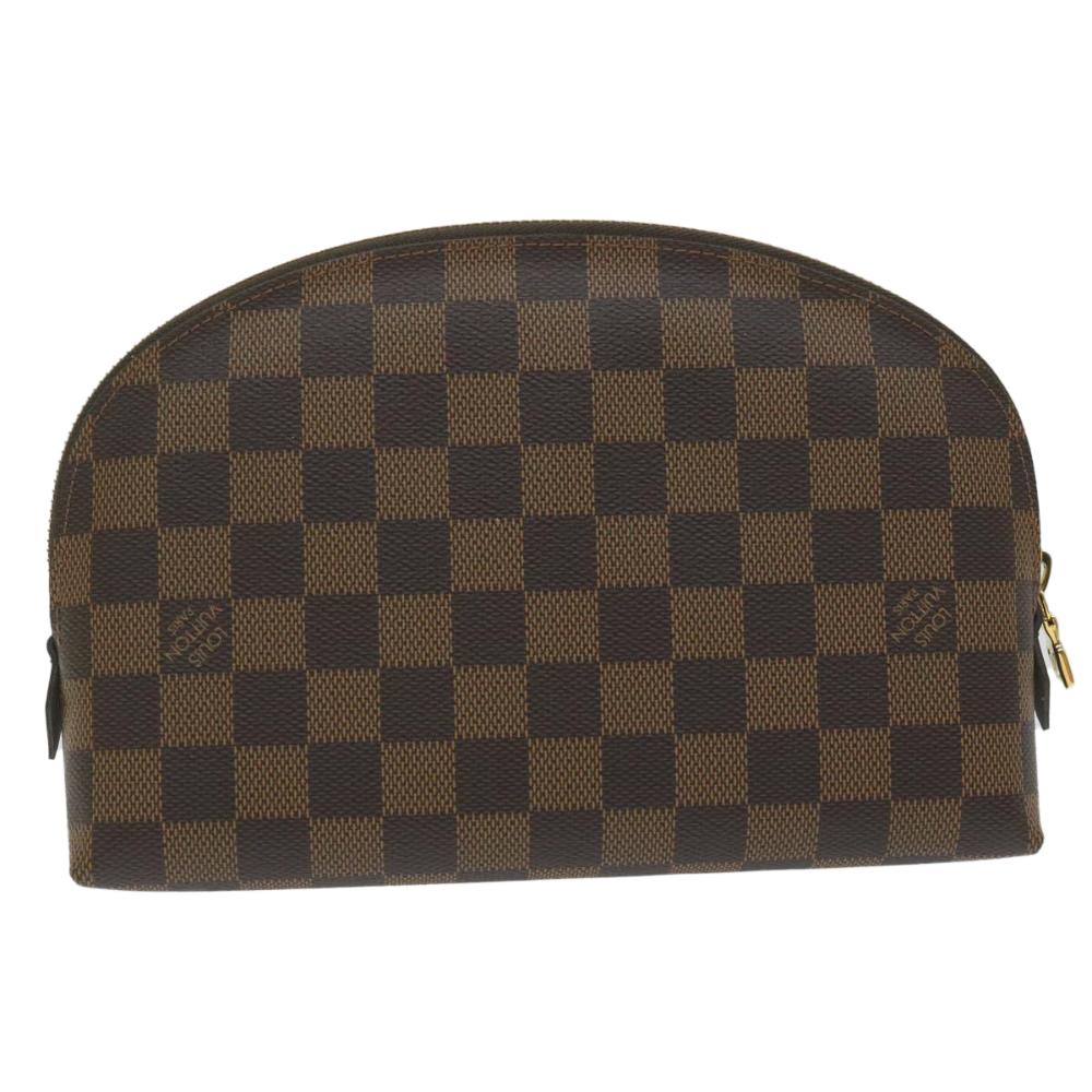 Brown Canvas Louis Vuitton Pouch