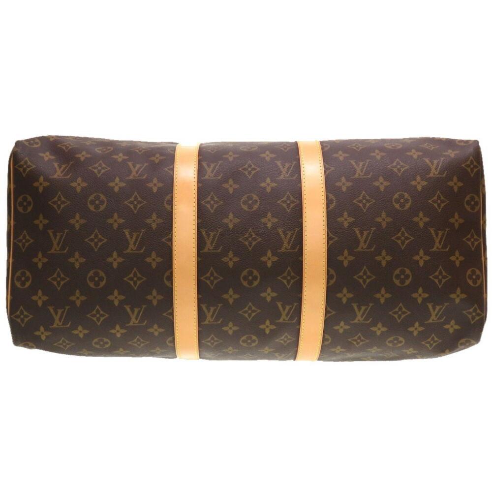 Brown Canvas Louis Vuitton Keepall