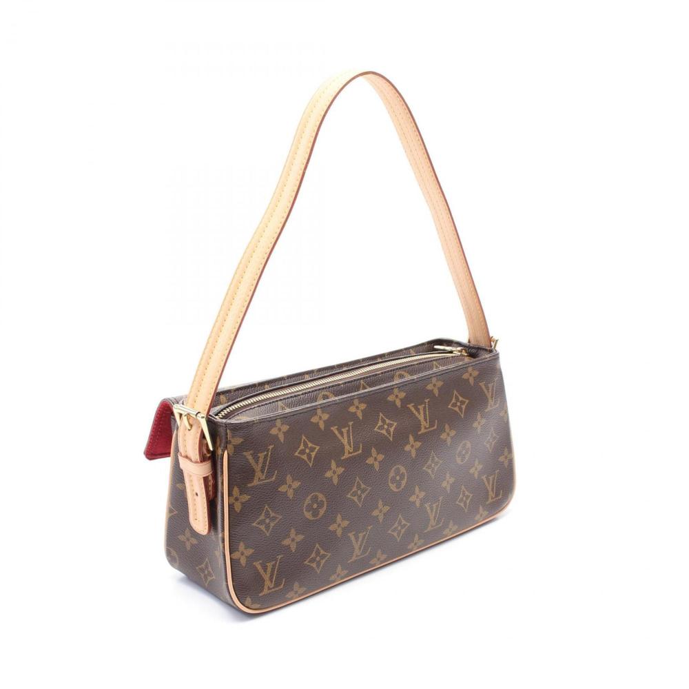 Brown Canvas Louis Vuitton Shoulder Bags