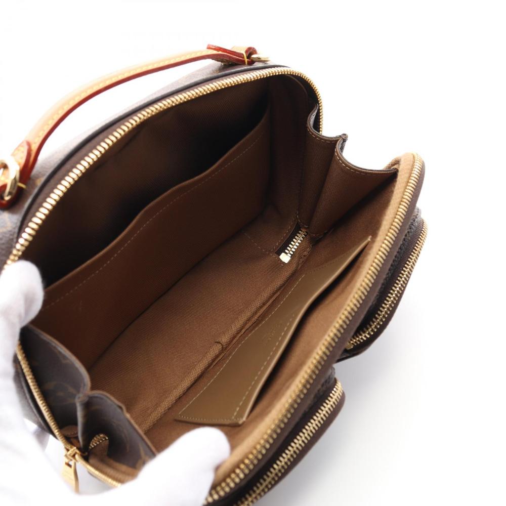 Brown Canvas Louis Vuitton Crossbody Bag