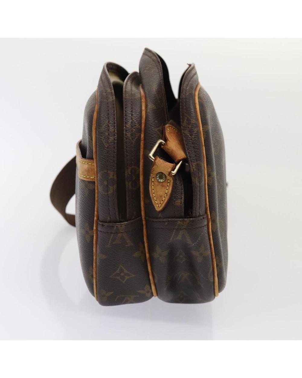 Brown Canvas Louis Vuitton Reporter