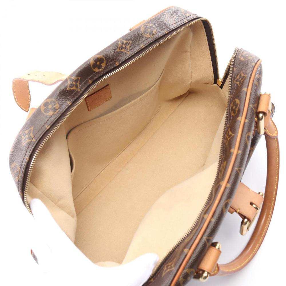 Brown Canvas Louis Vuitton Manhattan