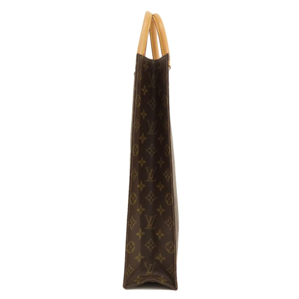 Brown Canvas Louis Vuitton Sac Plat