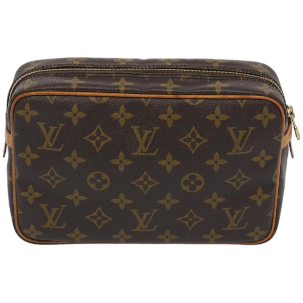 Brown Canvas Louis Vuitton Compiegne