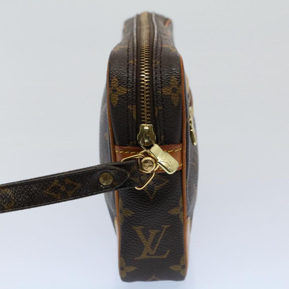 Brown Canvas Louis Vuitton Marly Dragonne