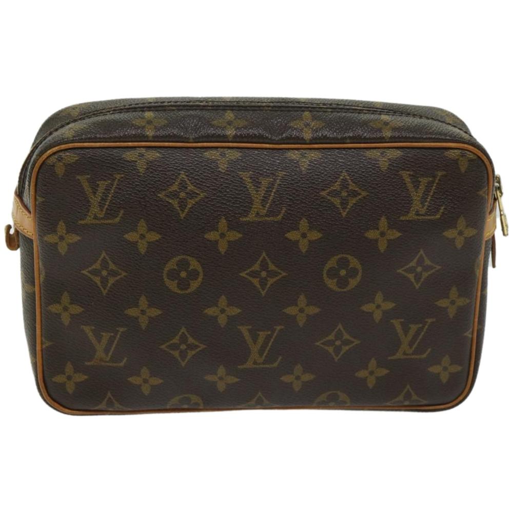 Brown Canvas Louis Vuitton Compiegne