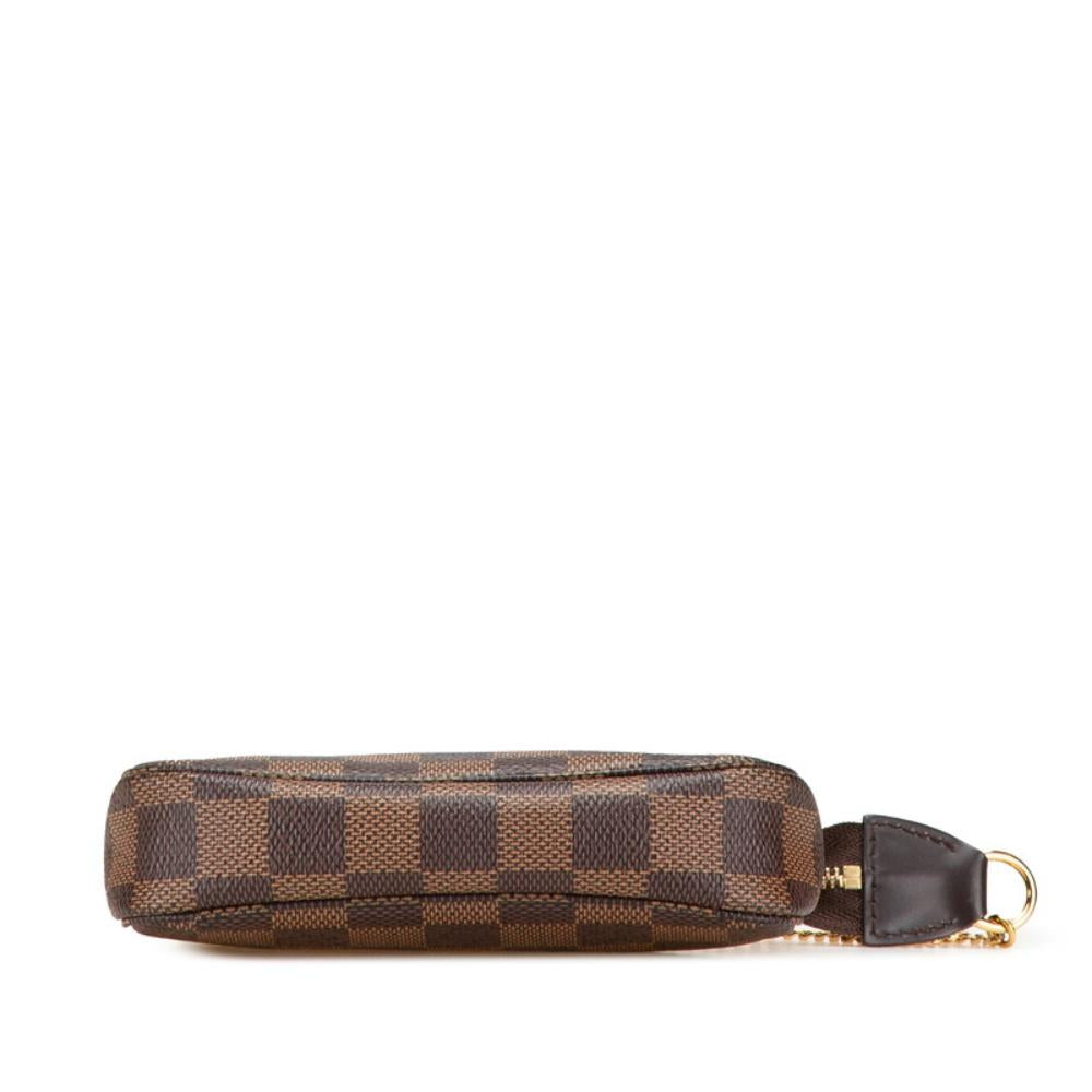 Brown Canvas Louis Vuitton Pochette Accessoires