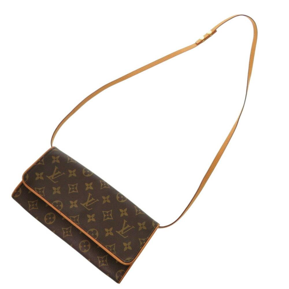 Brown Canvas Louis Vuitton Crossbody Bag
