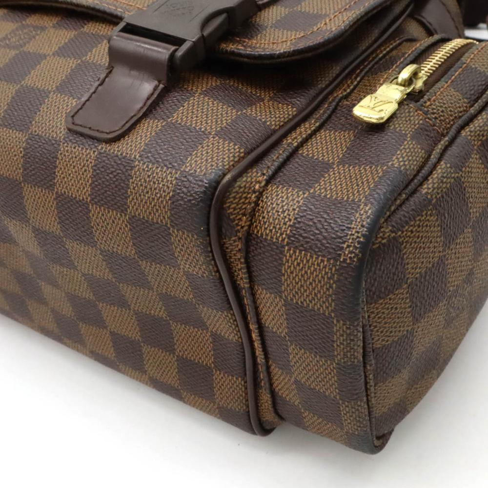 Brown Canvas Louis Vuitton Reporter