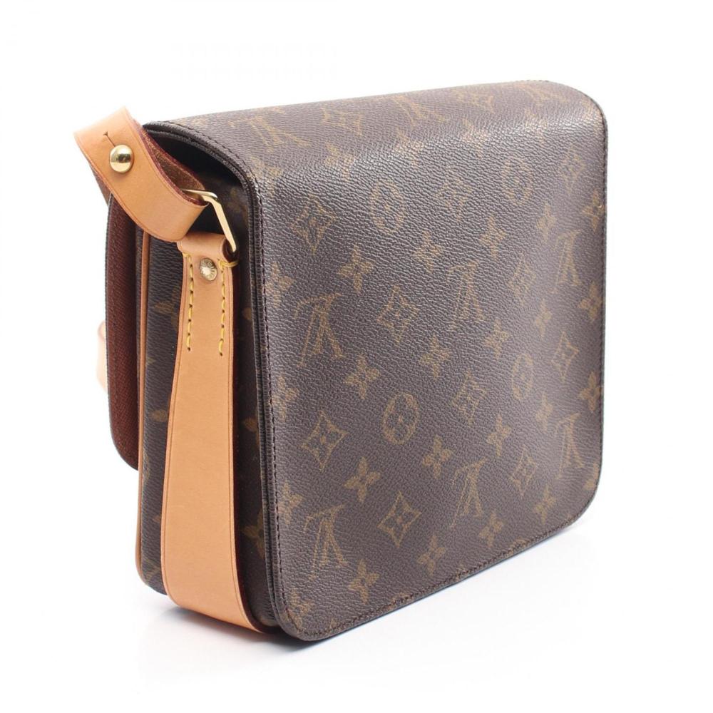 Brown Canvas Louis Vuitton Shoulder Bags