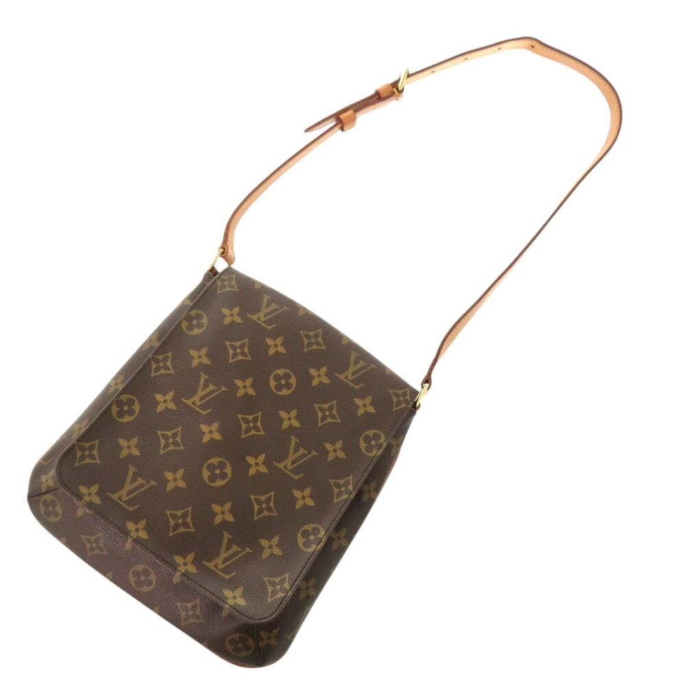 Brown Canvas Louis Vuitton Musette Salsa
