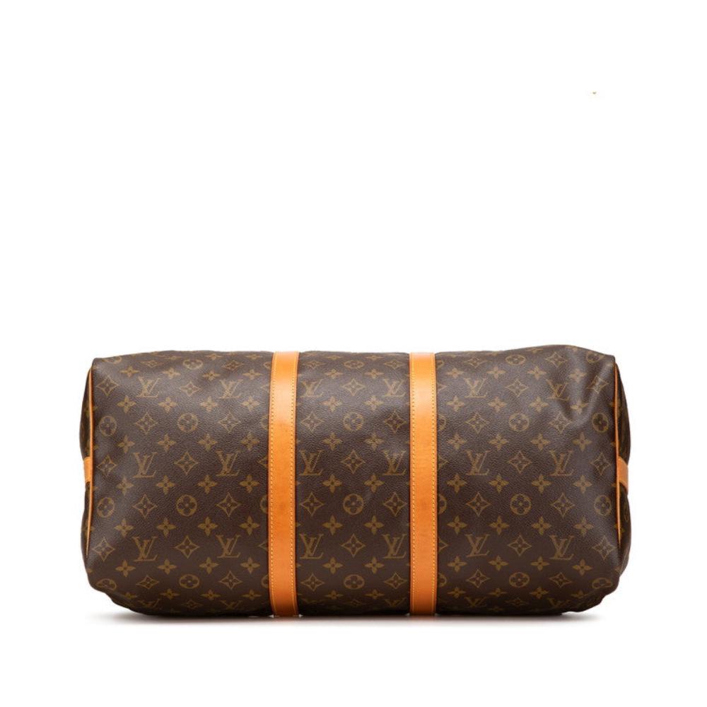 Brown Canvas Louis Vuitton Keepall