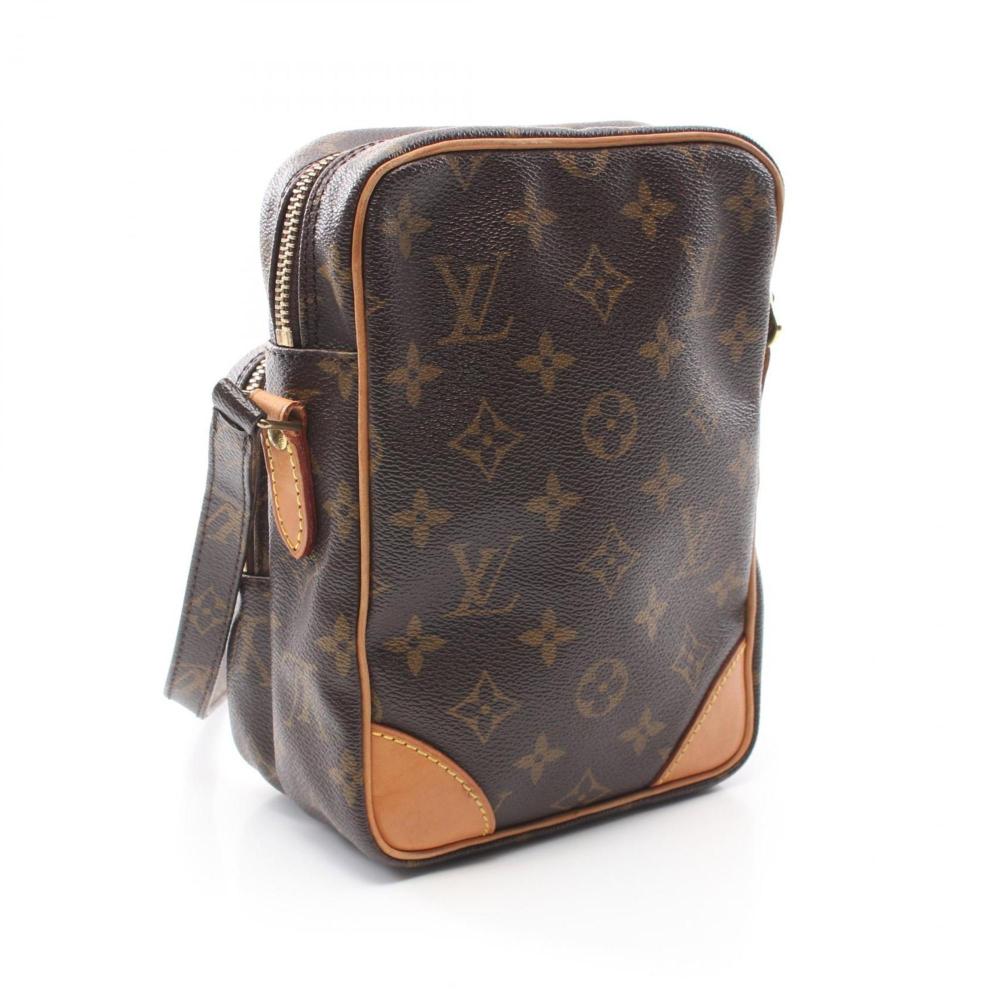 Brown Canvas Louis Vuitton Shoulder Bags