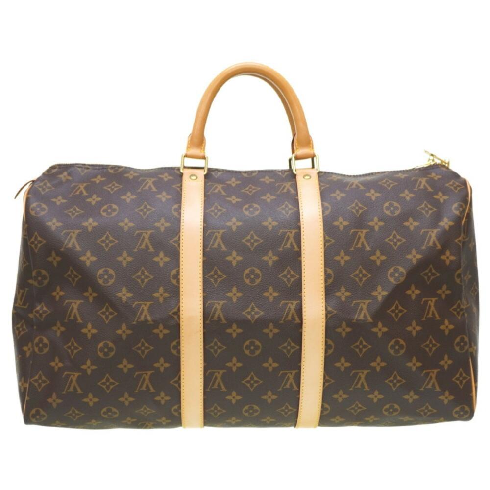 Brown Canvas Louis Vuitton Keepall