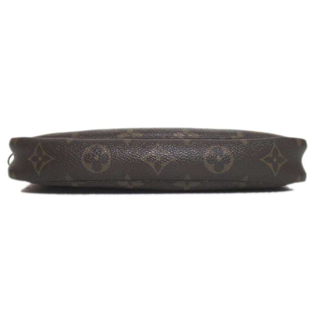Brown Canvas Louis Vuitton Pochette Accessoires