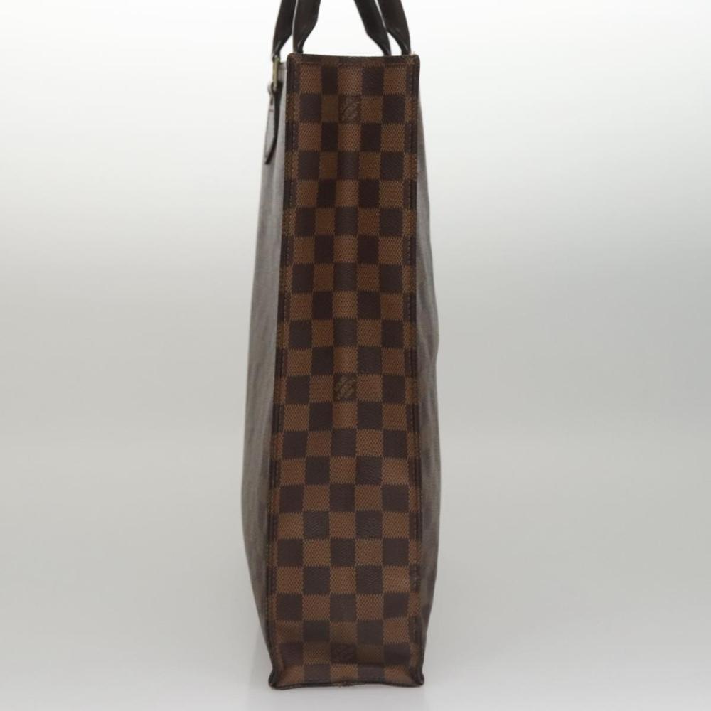Brown Canvas Louis Vuitton Sac Plat