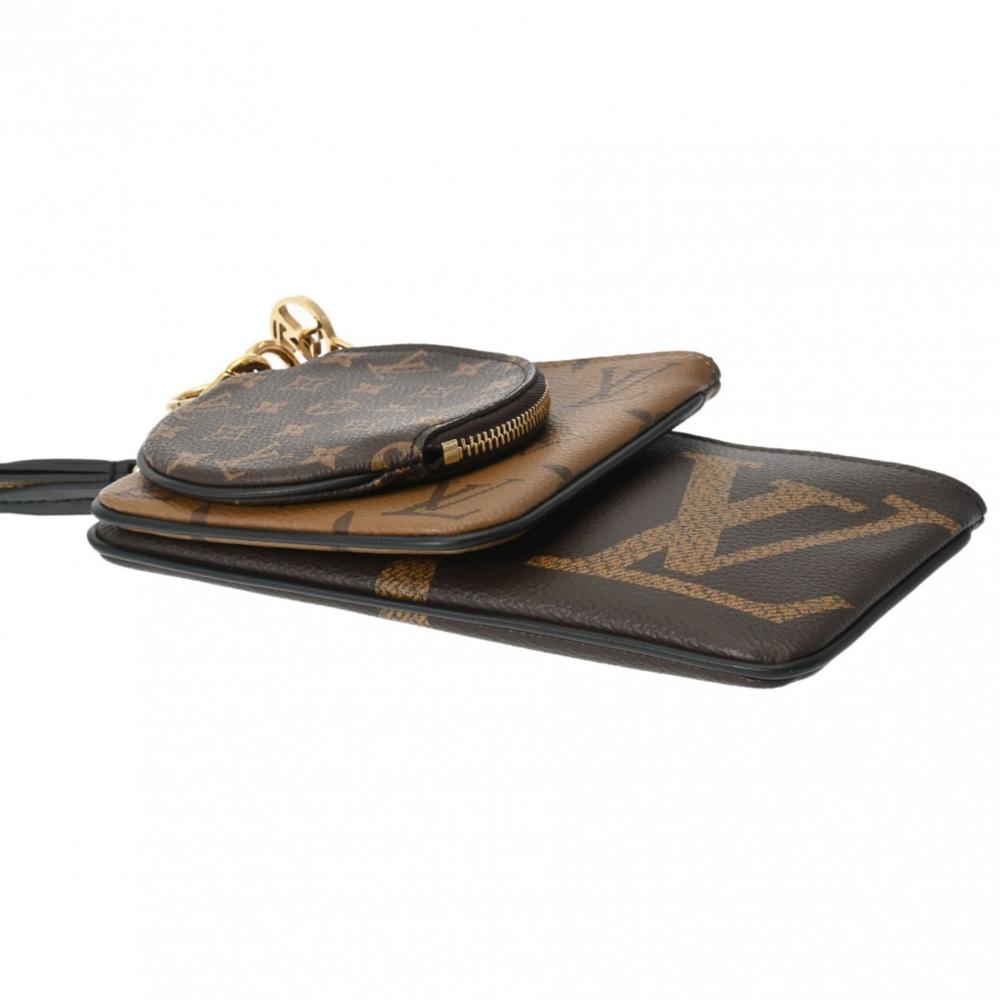 Brown Canvas Louis Vuitton Pouch