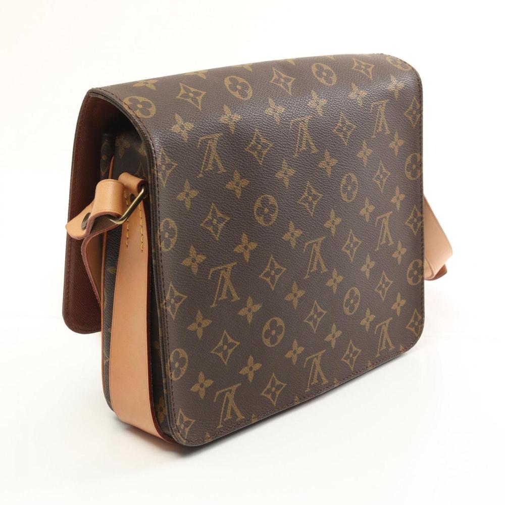 Brown Canvas Louis Vuitton Shoulder Bags