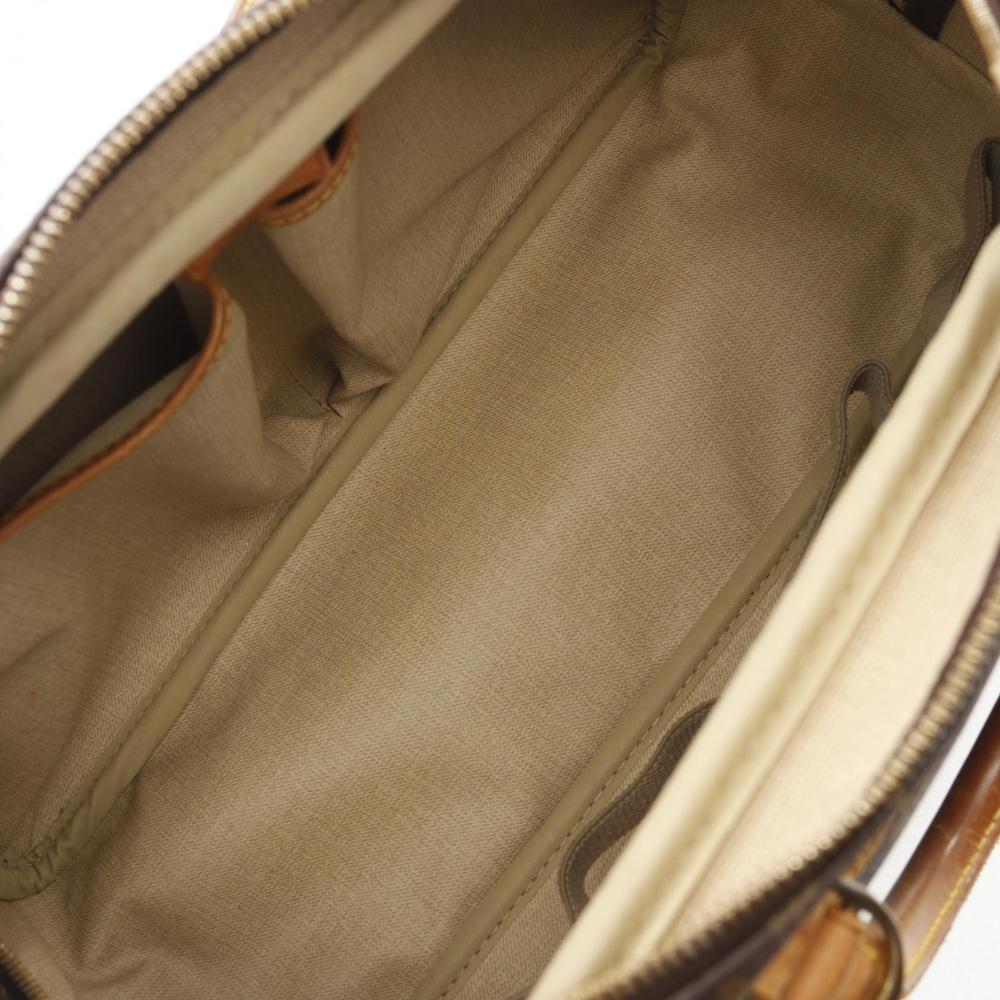Brown Canvas Louis Vuitton Deauville