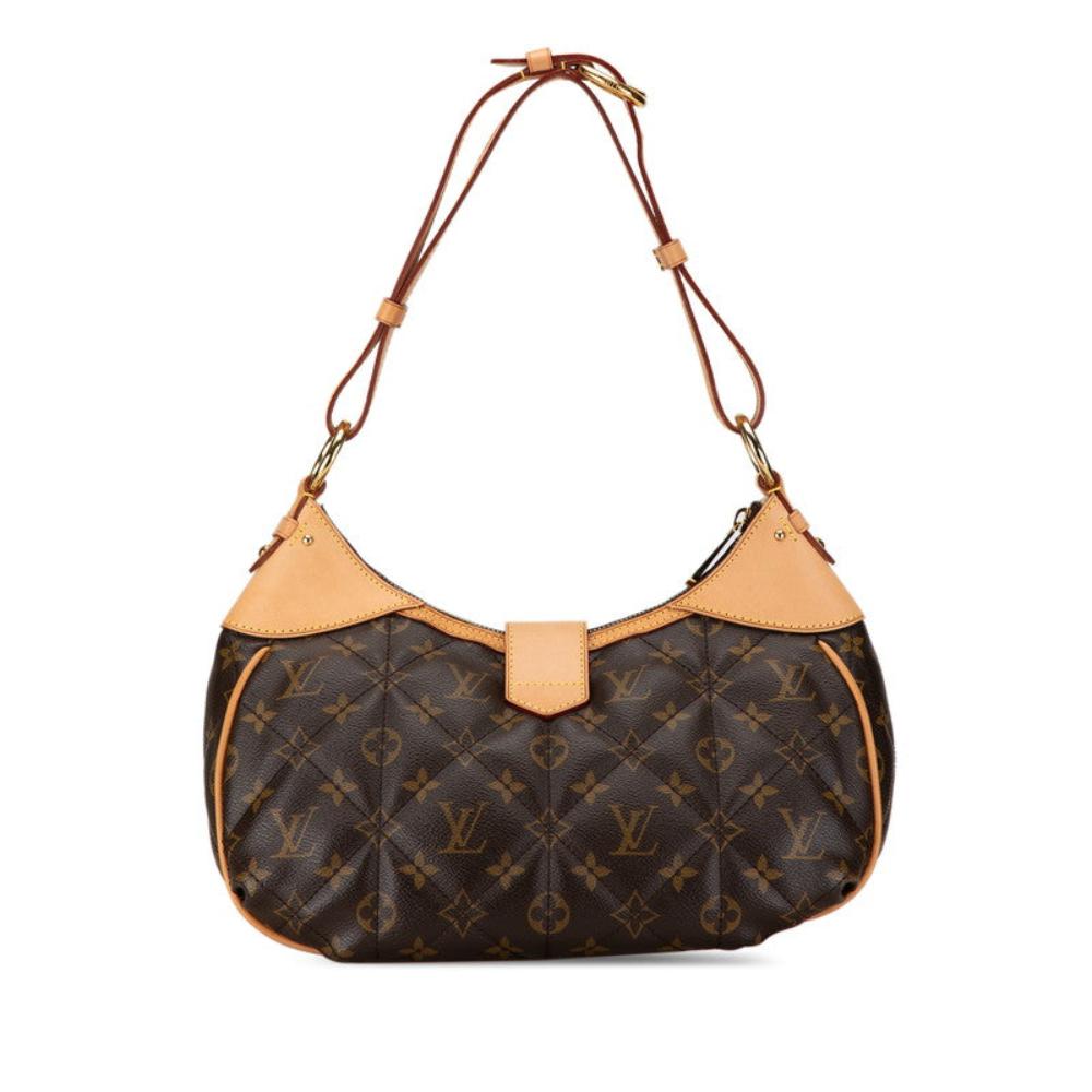 Brown Canvas Louis Vuitton Shoulder Bags