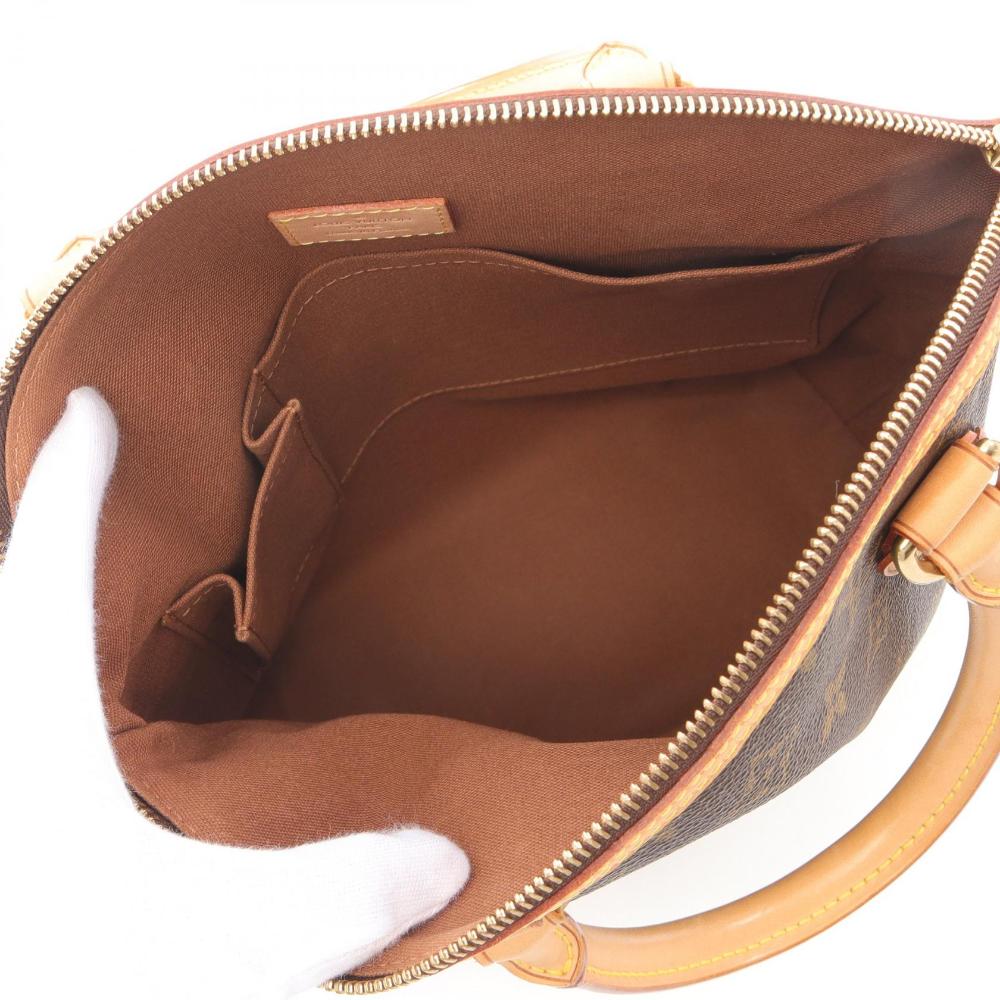 Brown Canvas Louis Vuitton Lockit