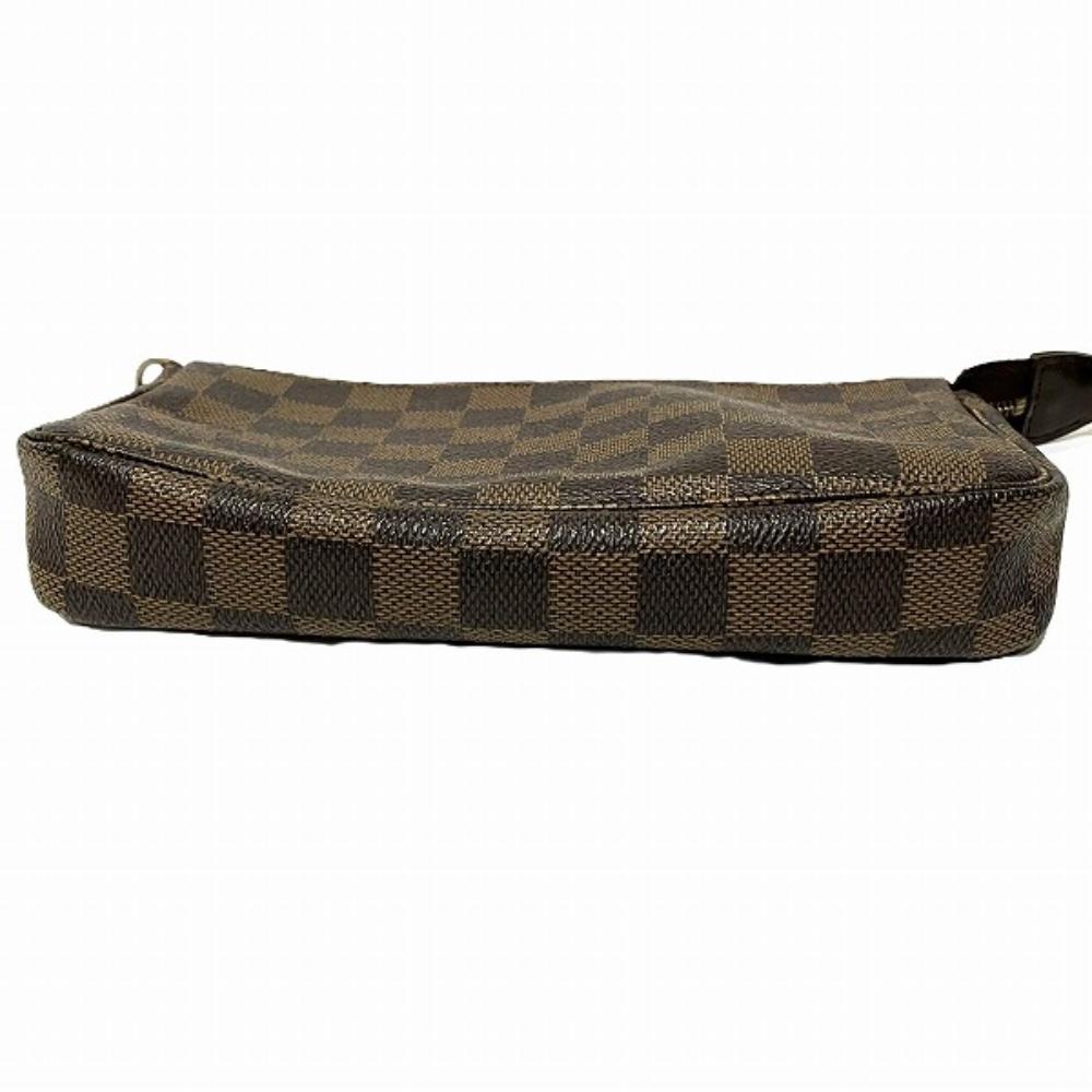 Brown Canvas Louis Vuitton Pochette Accessoires