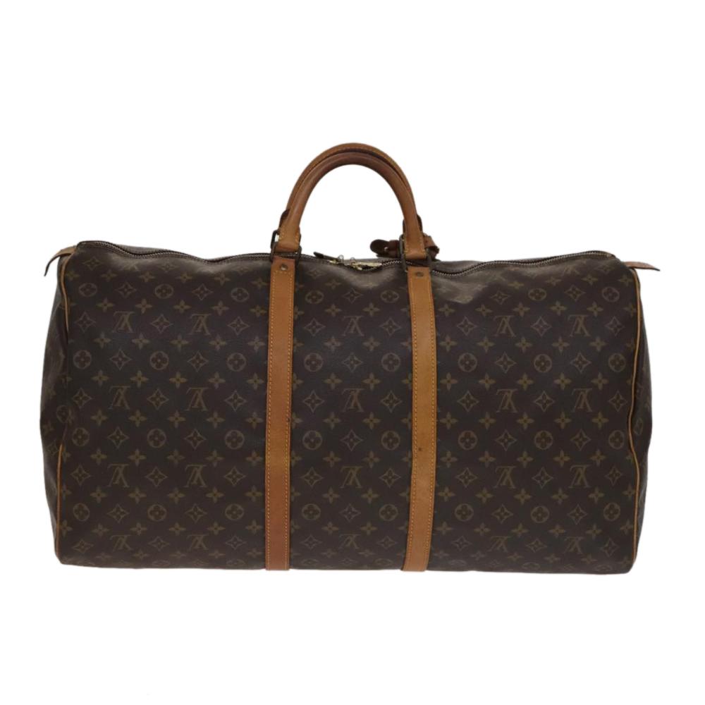 Brown Canvas Louis Vuitton Keepall
