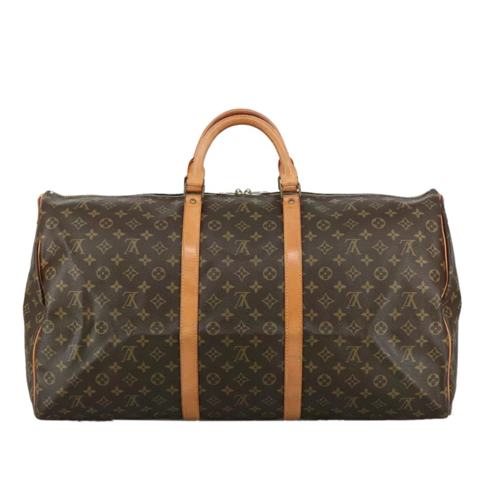 Brown Canvas Louis Vuitton Keepall