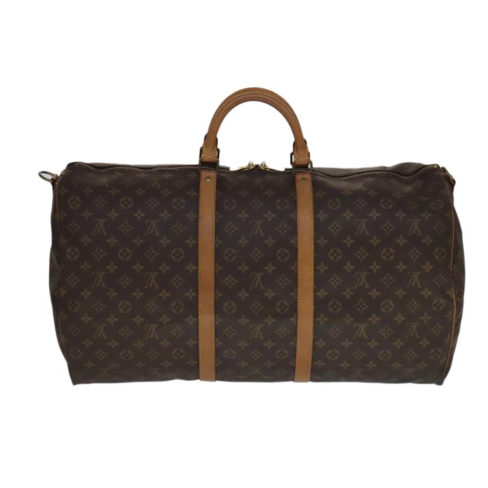 Brown Canvas Louis Vuitton Keepall