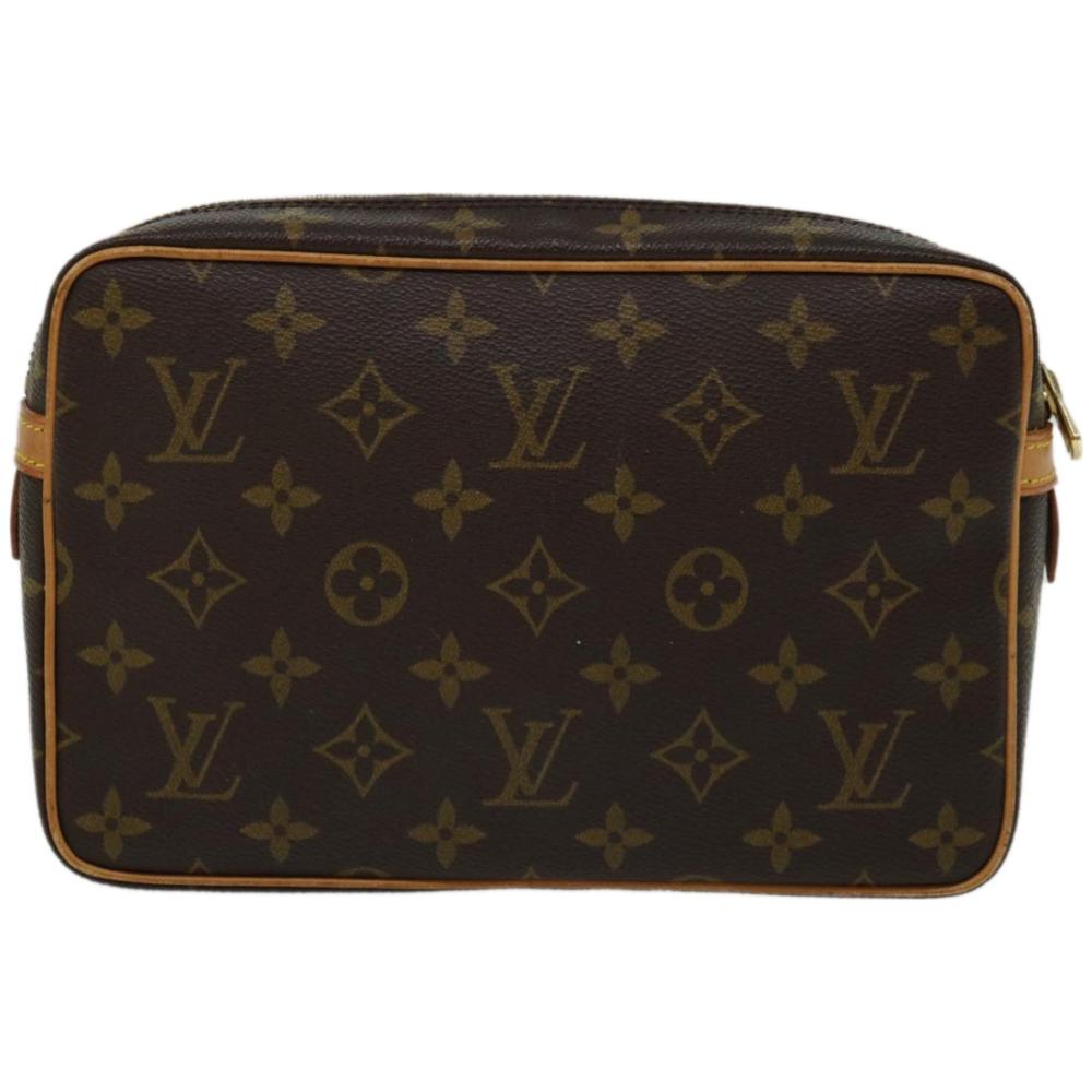 Brown Canvas Louis Vuitton Compiegne