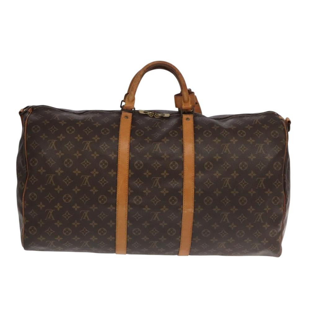 Brown Canvas Louis Vuitton Keepall