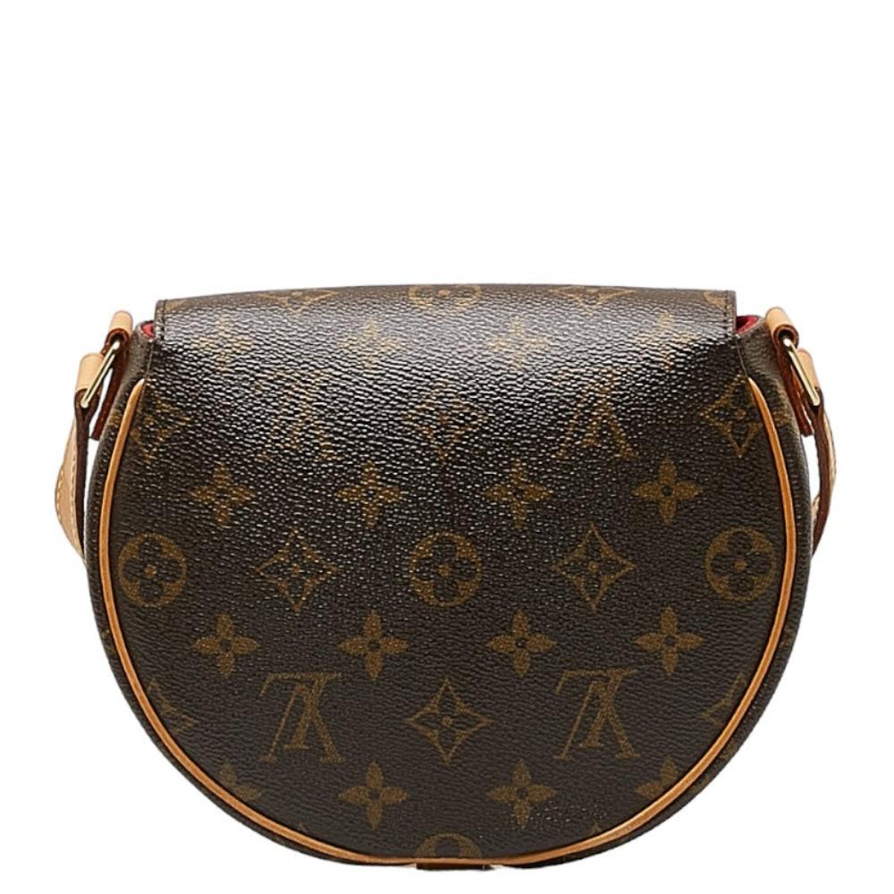 Brown Canvas Louis Vuitton Sac Tambourine