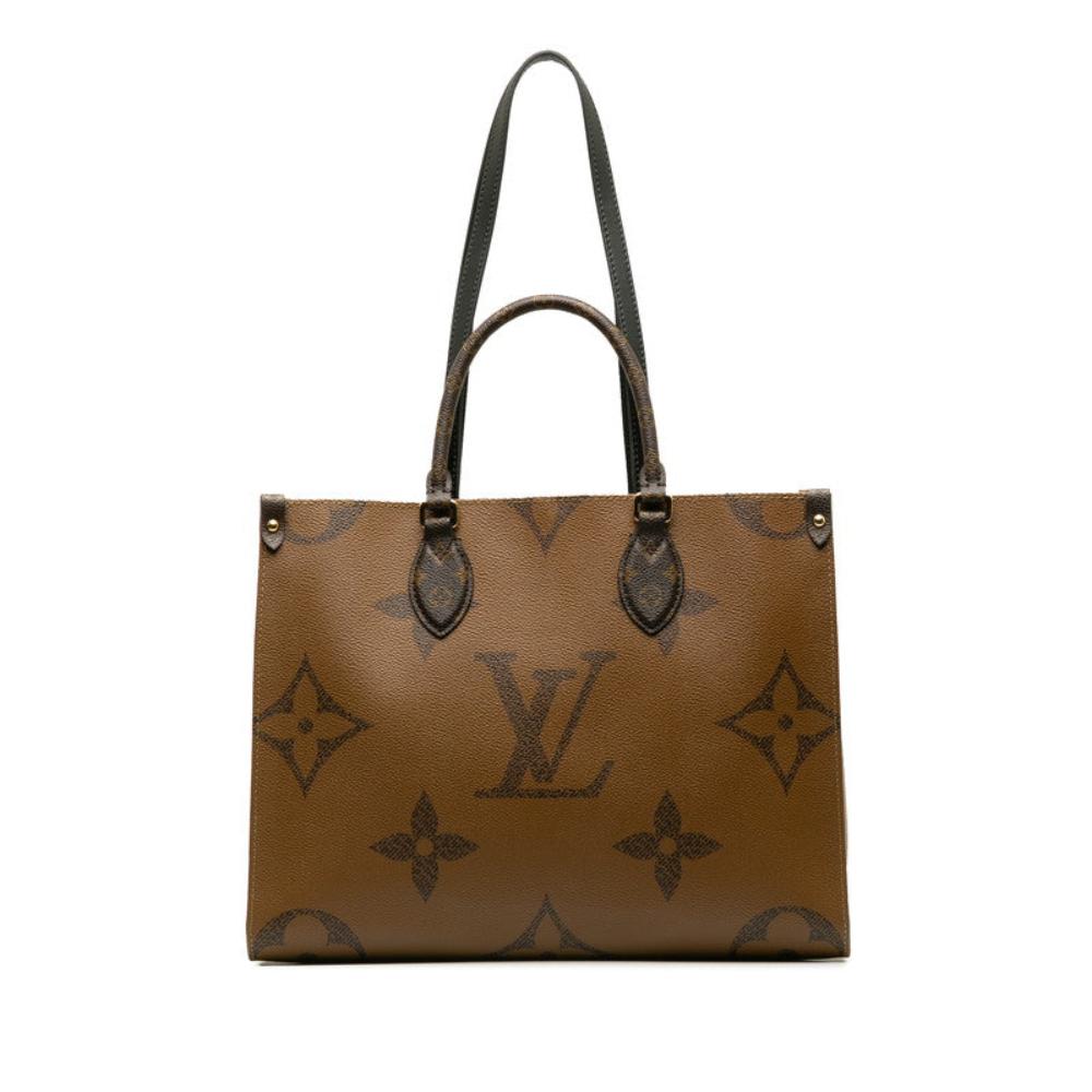 Brown Canvas Louis Vuitton Handbag
