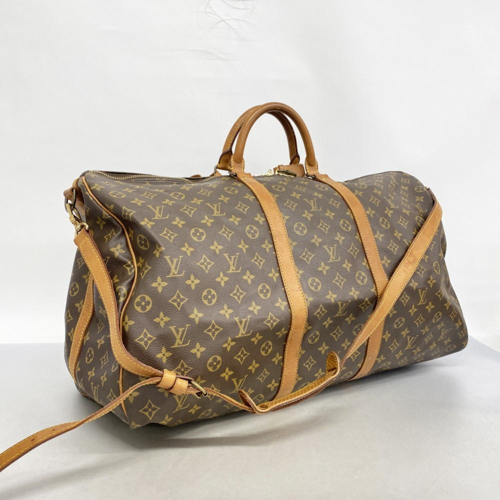 Brown Canvas Louis Vuitton Keepall