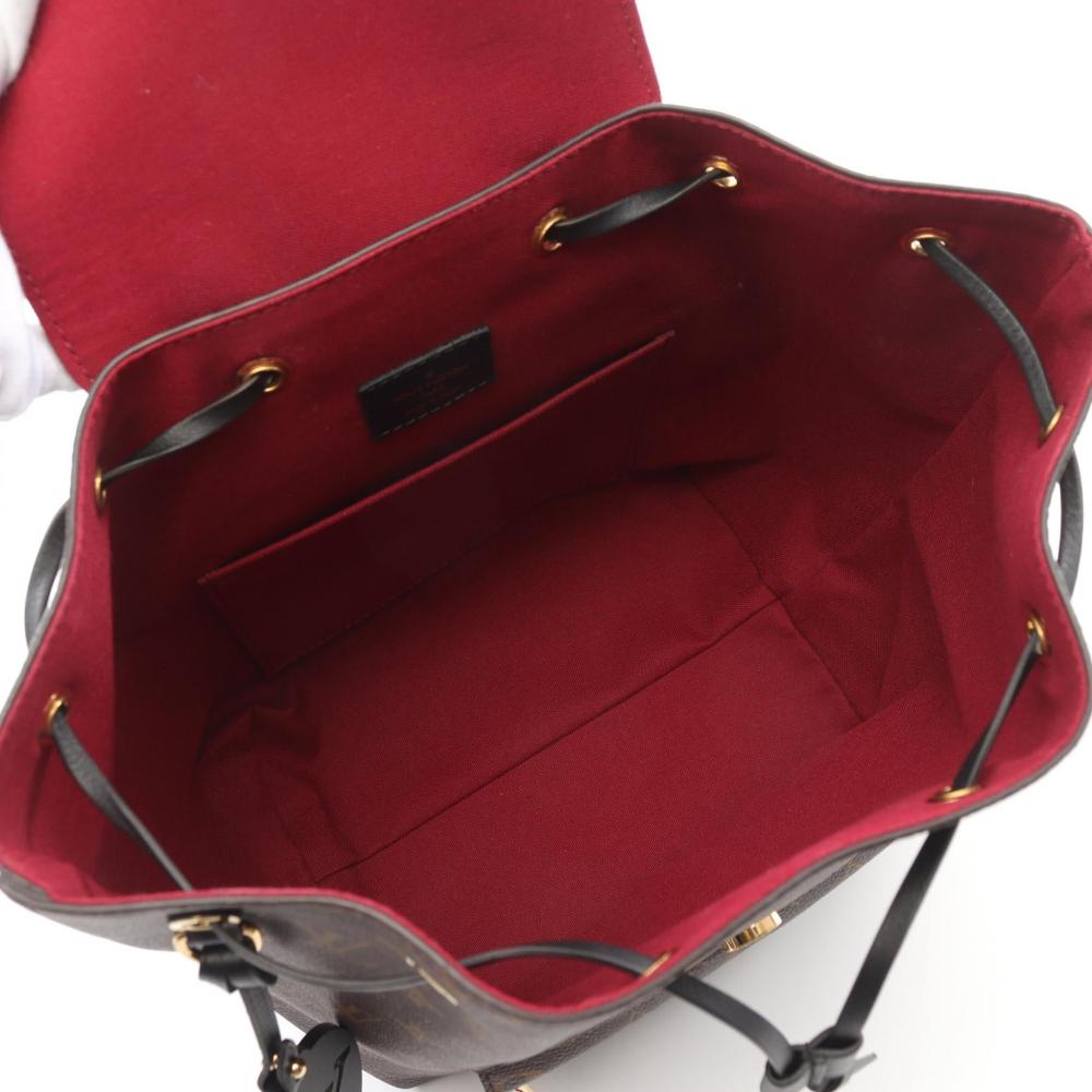 Brown Canvas Louis Vuitton Backpack
