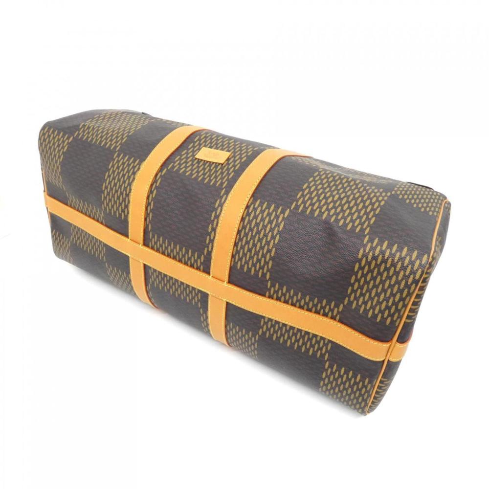 Brown Canvas Louis Vuitton Keepall