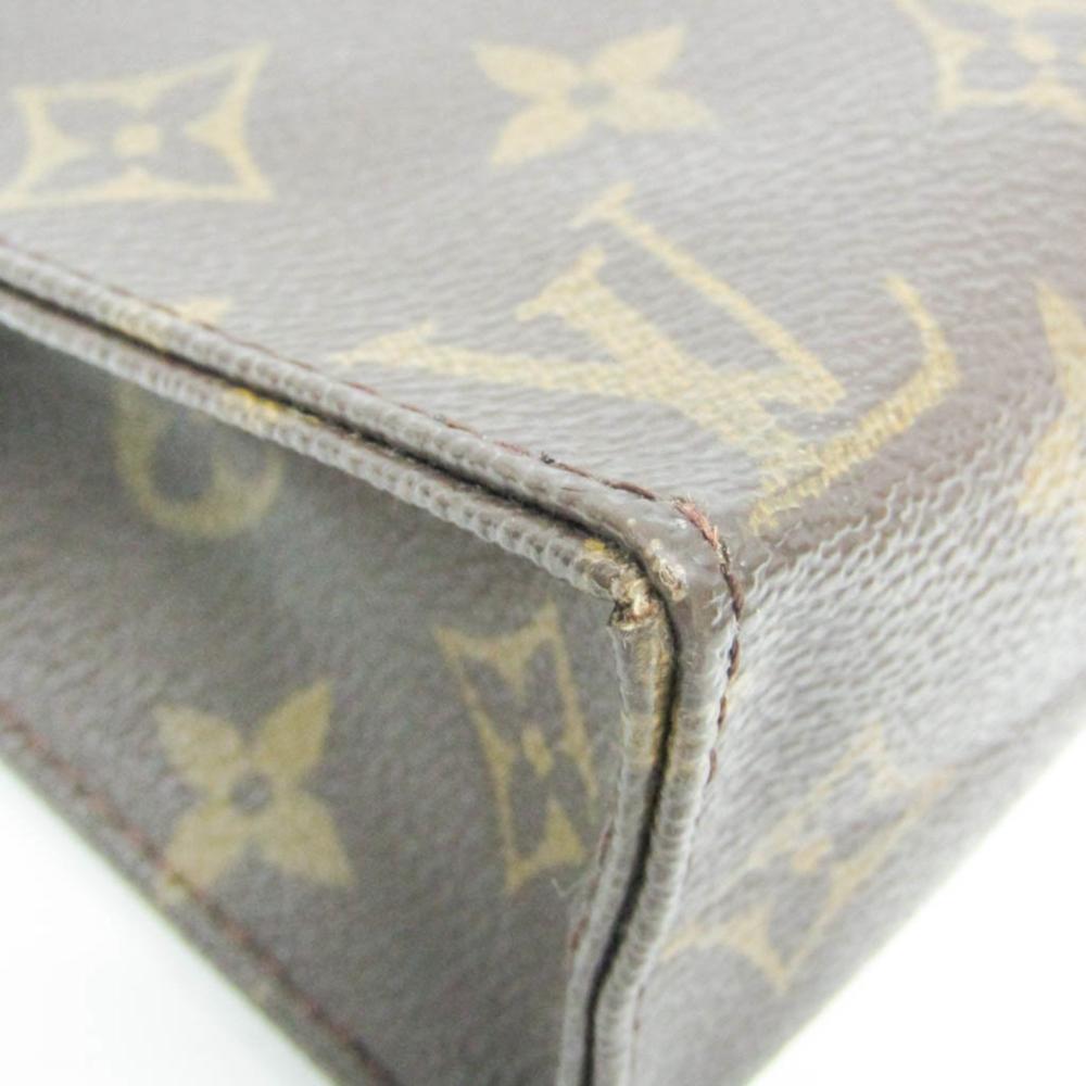 Brown Canvas Louis Vuitton Poche Toilette