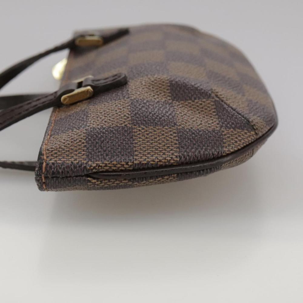 Brown Canvas Louis Vuitton Pouch