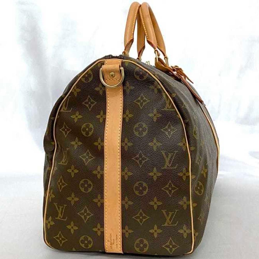 Brown Canvas Louis Vuitton Keepall