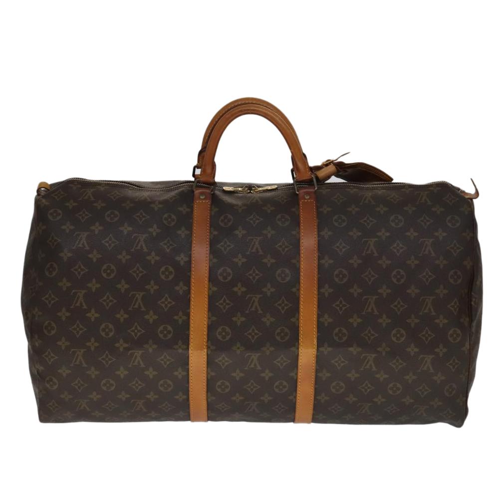 Brown Canvas Louis Vuitton Keepall